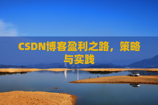 CSDN博客盈利之路,策略与实践